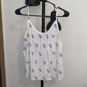 Adjustable Floral cami from A&F Size L.